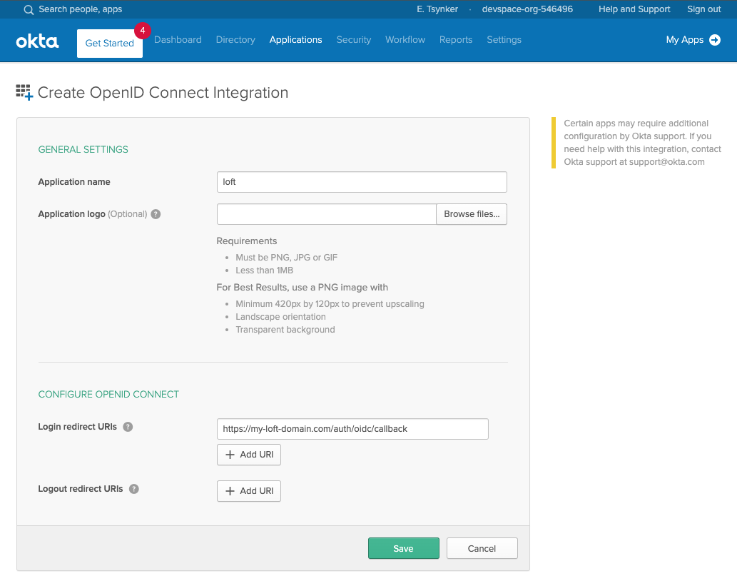 Create App for vCluster Platform